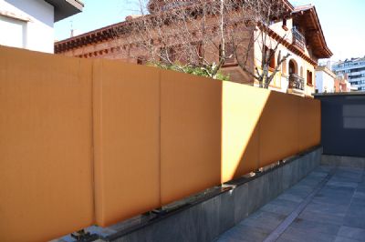 Cerramientos, barandillas y otros elementos en acero corten